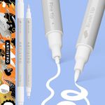 ARTISTRO 2 White Dual-Tip Acrylic P