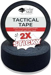 Cedar Mill Magazine Gun Tape - Water-Resistant Gun Grip Tape to Improve Handles & Protect from Scratches & Smudges - Non-Adhesive, Non-Reflective Tactical Tape for Guns, Rifles & Shotguns (2-Pack)