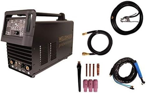 WELDINGER WE 250P AC/DC digital professional WIG-Schweißinverter für Aluminium 250 A mit Puls 2T 4T S4T drei Wellenmodi Jobspeicher 5 Jahre Garantie