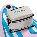 UPWELL Waterproof Paddleboard Accessories Cooler Deck Bag, Grey