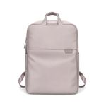 Travel Laptop Backpack for Women Anti Theft Slim Durable College Bookbag Business Computer Bag Fit 15.6 Inch Notebook (Pinkish Grey, 15.6 Inch)