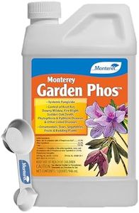 Monterey Garden Phos Bundled with Measuring Spoon - Fungicide for Root Rot, Downy Mildew, Fire Blight, Sudden Oak Death, Phytopthora & Pythium, 1 QT
