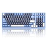 MageGee SKY98 Mechanical Gaming Keyboard, 96% Gasket Hot Swappable Wired Custom Creamy Keyboard with 5-Layer Sound Dampening, RGB Backlit, NKRO for Win/Mac (Prussian Blue, Blue Whale Switch)