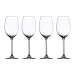 Waterford Marquis Moments White Wine 12.8 Oz Set of 4, Clear