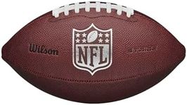 Wilson NFL Stride Football, Brown, Size Official