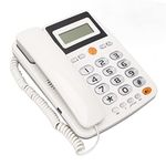 Big Button Phone for Senior, Corded Landline Telephone, Large Display Caller ID, HD Hands Free Call, One Touch Speed Dialing, Loud Speaker Ringer for Hearing Visually Impaired