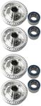 Supagat Wheel Hub Bearing Assembly 2Set of Kit Front Driver Passenger Left Right Side Lugs AWD for Audi for VW for Golf 2002-2006 for Jetta 2004-2005
