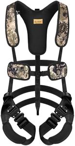 QOGIR Tree Stand Harness, Lightweight Hunter Safety Harness for Tree-Stand Hunting, Adjustable Tree Stand Safety Harness, Durable Hunting Harness, Comfortable Safe All-Season Great Mobility