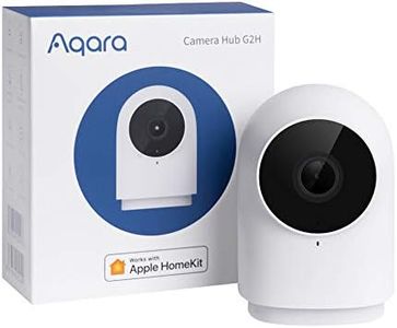 Aqara Security Camera, HomeKit Secure Video Indoor Camera, Night Vision, Two-Way Audio, 1080P HD Plug-in Indoor Cam, Security Home Camera, Smart Home Bridge for Alarm System, Works with IFTTT