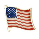 United States Of America USA National Flag Metal Enamel Pin Badge Lapel