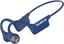 SANOTO Bone Conduction Headphones 5.3 Open Ear Headphones IPX5 Waterproof Sweatproof Bone Conduction Headphones Sports Headphones for Runners Bicycle Cycling Fitness Blue…