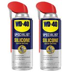 WD-40 Specialist Water Resistant Silicone Lubricant Spray, 11 Ounces (2 Pack)
