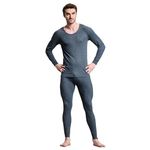 Boldfit Thermal Winter Wear For Men Set Top & Bottom Natural Insulation Thermal Wear For Men Thermal Winter Clothes For Men Set Thermals Innerwear For Men Cotton-viscose Body Warmer For Men Set - XL