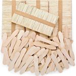 Pocheon® - 1000 pcs Disposable Wooden Biodegradable and Eco-Friendly Spoon Wooden Ice-Cream and Dessert Spoon | Used for Tasting, Sampling, and Crafts Size: 75 mm (1000)