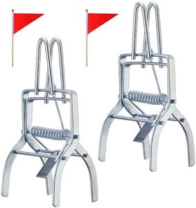 2 Pack Mole Traps Steel Gopher for Lawn Outdoor Yard Kitchen Home Office House Quality 2 Pieces Farm