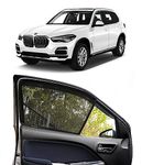 Dvigorous Premium Window Sun Shades for BMW X-5(2022) Set of 8 - Half Type (Front 2 Door Half Type, Premium NET)