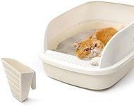 Sofityou Cat Litter Box Open Top Di