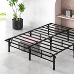 ZINUS SmartBase Compack Mattress Foundation, 14 Inch Metal Bed Frame, No Box Spring Needed, Sturdy Steel Slat Support, Queen