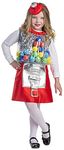 Dress Up America Gumball Machine Costume for Girls - Beautiful Dress Up Set for Role Play