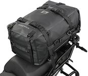 Rhinowalk Motorcycle Tail Bag Motorcycle Pannier Bag Motor Travel Luggage Rear Rack Trunk Professional Motorcycle Accessories 30L Black