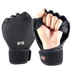 Weighted Gloves 4lb(2lb Each), Weighted Boxing Gloves for Men Women, Soft Iron Fitness Gloves, Washable, for Gym Boxing Swimming Strength Training (4lb)