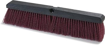 Carlisle 3620722400 Commercial Floor Sweep/Broom with Polypropylene Bristles, 24" Length, Maroon