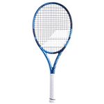 Babolat Pure Drive Lite Tennis Racquet - Strung with 16g White Babolat Syn Gut at Mid-Range Tension (4 1/4" Grip)