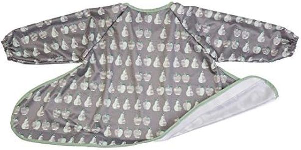 Tidy Tot Babero con mangas - Babero para la diversificación alimenticia - Destete a prueba de fugas - Impermeable y limpieza fácil - Ideal para evitar comidas sucias - Lavable a máquina (6 m a 2a)