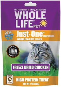 Whole Life Pet Just One-Single Ingredient Freeze Dried Treats for Cats Pure Chicken Breast 1oz