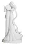 8" Porcelain Bride & Groom Wedding Dance "To Have and To Hold" Cake Topper by Roman Inc