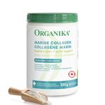 Organika Marine Collagen Powder – 10g Total Serving for Hair, Skin & Nails – Hydrolyzed Collagen Peptides Type 1 from Wild-Caught Fish, Tasteless, Canadian-Made – 250g