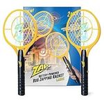 Zap It! Electric Fly Swatter - Rechargeable Fly Zapper, Electric Fly Killer Racket, Mosquito And Wasp Killer Bug Zapper - 4,000 Volt, USB Charging, Lightweight Handy Fly Zapper (LARGE, 2-Pack)