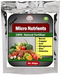 Organic Micro Nutrients Fertilizer With Boron, Copper, Molybdenum, Iron, Manganese, Zinc, Chlorine (950Gm) - Granules