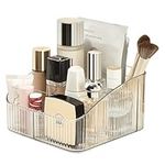 Terafeels Makeup Storage Makeup Drawer Organiser Clear Plastic Storage Boxes Crylic Drawer Organiser for Bathroom Drawers,Vanities,Countertops,Office Desk,Washable Crystal Transparent,6702