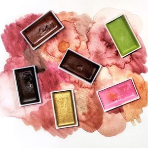 Kuretake Gansai Tambi 36-Color Watercolour Paint Set