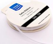 Vaessen Creative Satin Ribbon, Whit