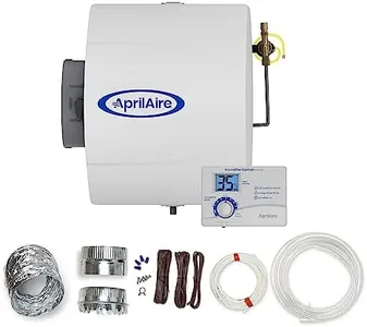 AprilAire 400 17-gal. Whole-House Evaporative Humidifier with Automatic Digital Control for up to 5,000 sq. ft. + AprilAire Model 5844 Humidifier Installation Kit