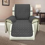 RBSC Home 30 Inch Recliner Cover 100% Waterproof Anti-Slip Large Recliner Slipcovers for Pets,Seniors, Dogs,Cats and Kids,Washable Protector(30" Darkgray)