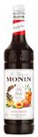 MONIN Premium Peach Tea concentrate 1L for Hot and Iced Teas. Vegan-Friendly, Allergen-Free, 100% Natural Flavours and Colourings