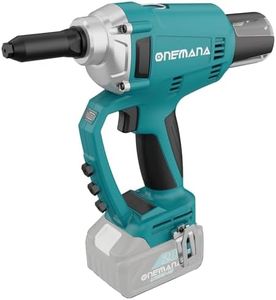ONEMANA Cordless Rivet Gun, 20V Battery Powered, Portable Riveting Tool
