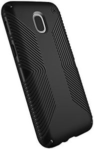 Speck Products Presidio Grip Samsung Galaxy J3 Case (fits Verizon J3 V 3rd Gen, AT&T Express Prime 3; Cricket Amp Prime 3, Sol 3; T-Mobile J3 Star), Black/Black