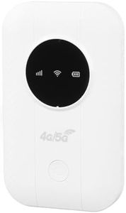 4G LTE Router, 300Mbps Unlocked 5G High Speed Mobile Hotspot Devices with SIM Card Slot Up to 10 Users 2100MAh Rechargeable Battery 4G Portable USB Modem for Travel Business