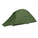 Naturehike Cloud Up Pro 1 Man Tent Upgraded Lightweight Camping Tent, Easy Set up Windproof & Waterproof Dome Tent for Outdoor Travelling Trekking (Forest Green)