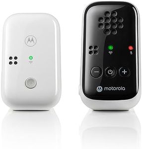 Motorola Nursery Baby Monitor, 1000ft Range PIP10 Audio Only, No WiFi Needed, Cry Detection, Alert Light, Portable Parent Unit for Easy Monitoring
