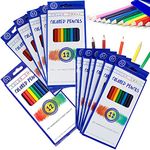 Color Swell Bulk Colored Pencils - 12 Packs 12 Colored Pencils per Pack (144 Colored Pencils Total) - Bulk Colored Pencils