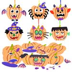 LAMEK 12 Pack Pumpkin Craft Kits for Kids DIY Autumn Pumpkin Decoration Creative Set with Foam Stickers for Children Autumn Arts Crafts Party Favours