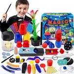 Heyzeibo Magic Kit - 60+ Magic Tricks for Kids, Magic Set with Magic Wand & Instruction, Ideal Gift for Boys, Girls, Toddlers, Beginners