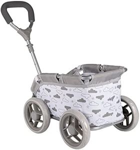 ADORA Baby Doll Wagon - Rainbow Zig Zag, Doll Accessories, Doll Accessory for Toddlers Medium