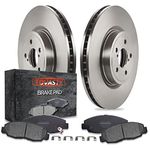 [Rear] TOVASTY Brake Pads and Rotors Kit for Volkswagen Golf 2010-2013 OE Series (Notes: 272mm Rotors) [BK1129]