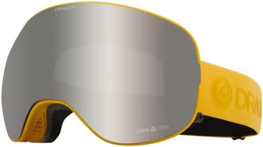 Dragon Unisex X2 Snow Sport Goggle - Dijon Frame | LL Silver Ion Lens